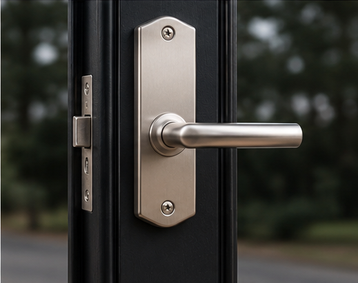 Commercial lever hardware